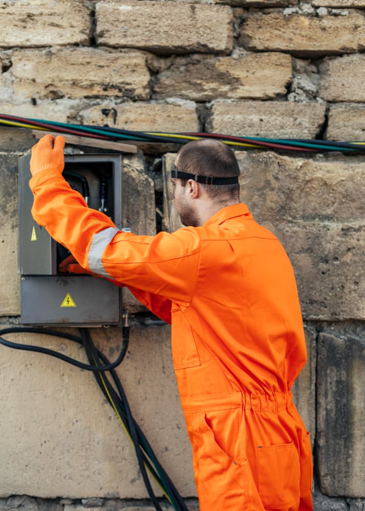 Electrical inspection in progress
